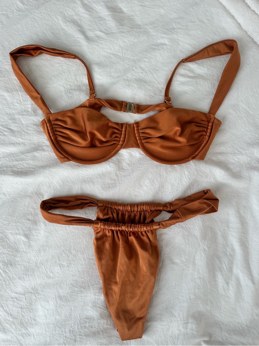 Women's Rust Brown Bikini Set - hardswimwear